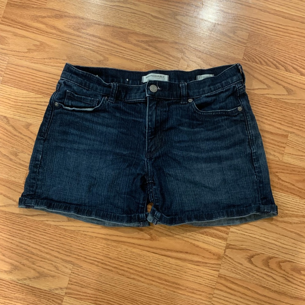 Denim shorts